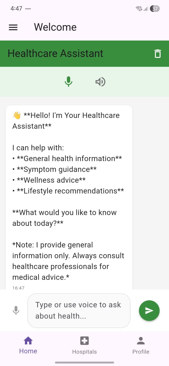 Care Plus App Screenshot